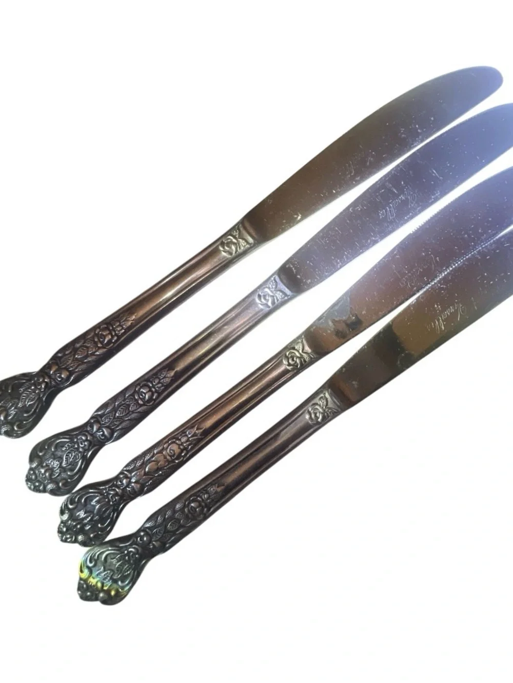 Vintage MSI Japan Stainless Steel Versailles Dinner Knives - Set of 4
